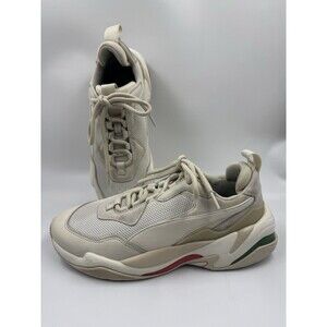 Puma Thunder Spectra Whisper White, Red, Green, 9 Chunky Sneaker Shoes 367516-12